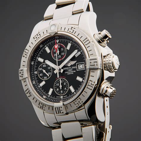 pre owned breitling avenger watch.